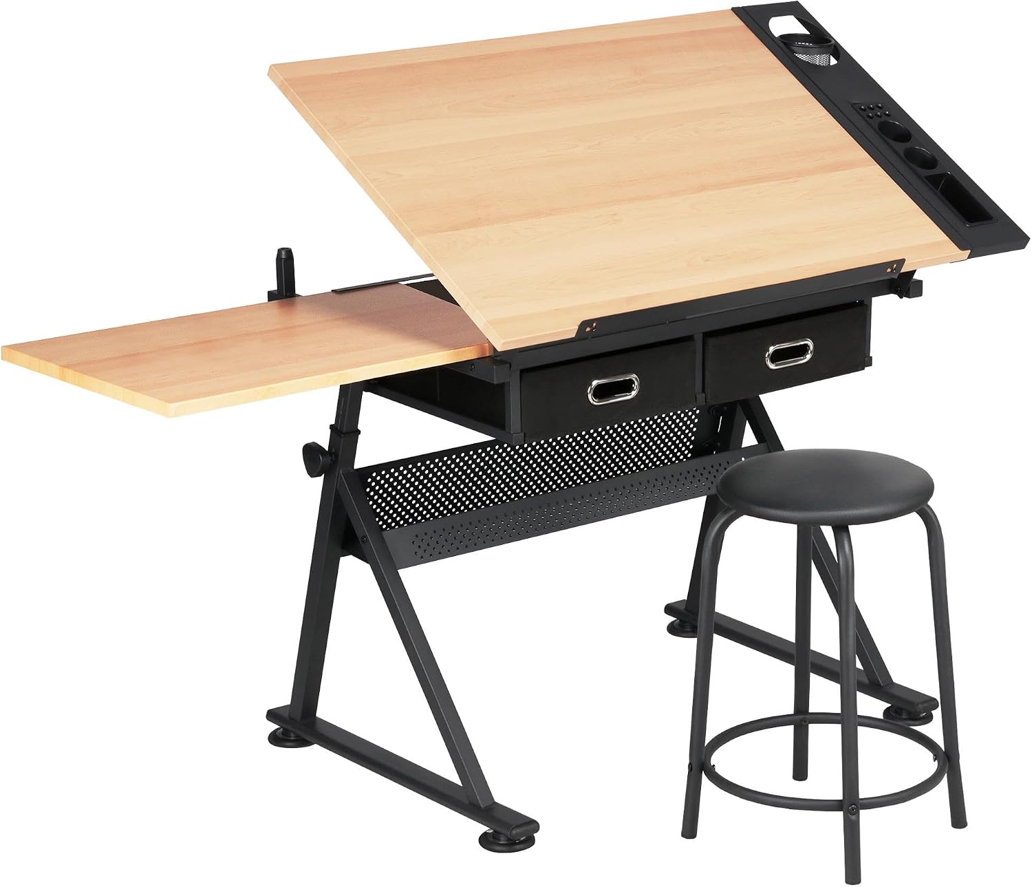 Home Office Furniture - Adjustable Drafting Table Art Desk With