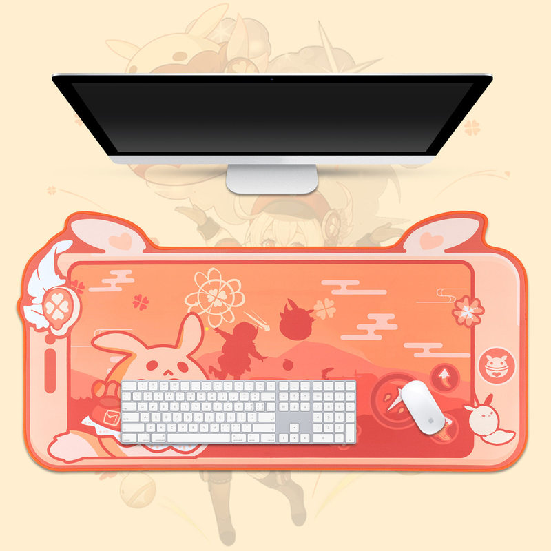Home Office Keyboard - Genshin Impact Klee Large Mouse Pad