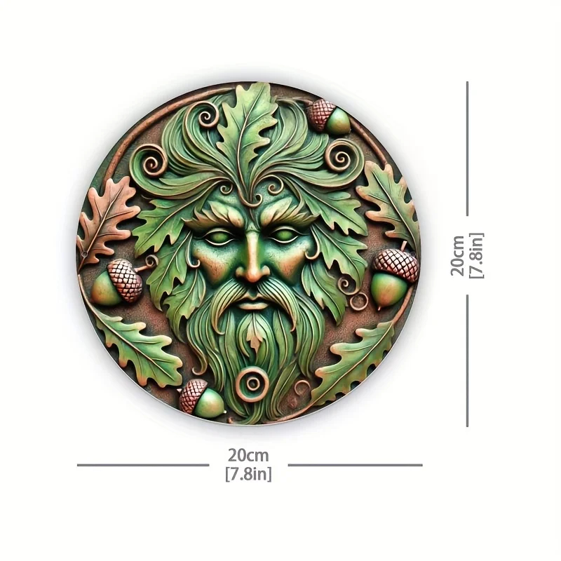 1 Piece Vintage Green Human He - Home Office Head recension och pris