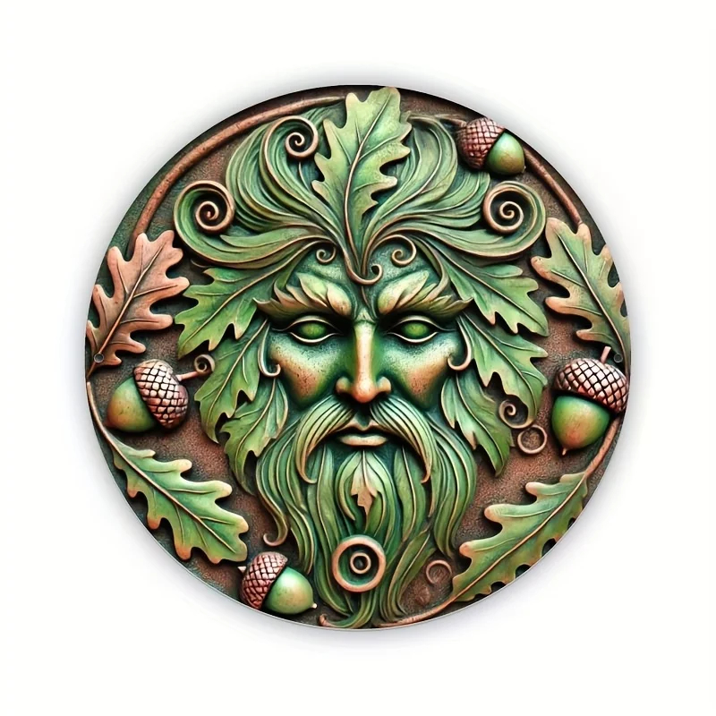 1 Piece Vintage Green Human He - Home Office Head recension och pris