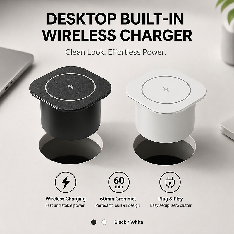 15W Built-in Wireless Charger  - Home Office In Uk recension och pris