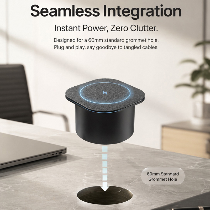 15W Built-in Wireless Charger  - Home Office In Uk recension och pris
