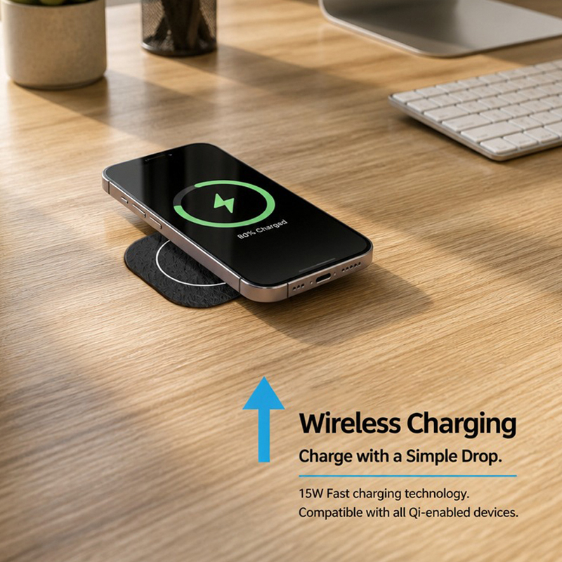 15W Built-in Wireless Charger  - Home Office In Uk recension och pris