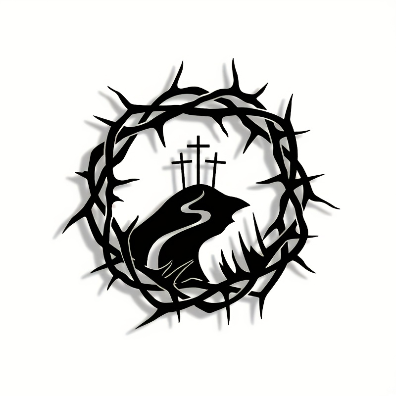 CIFBUY Iron Wall Art Vine Circ - Home Office Room recension och pris