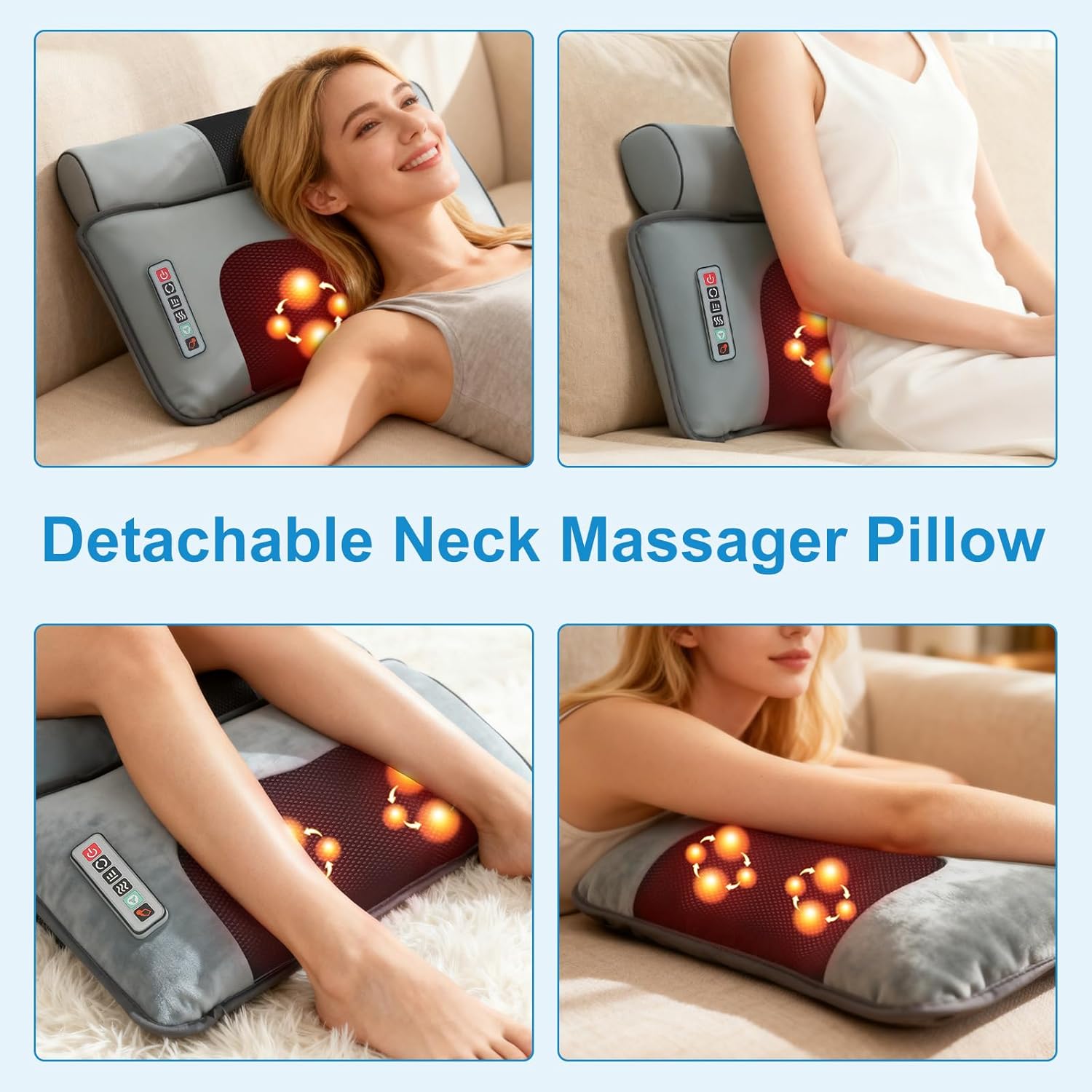 Full Body Massage Mat with Hea - Home Office Head recension och pris