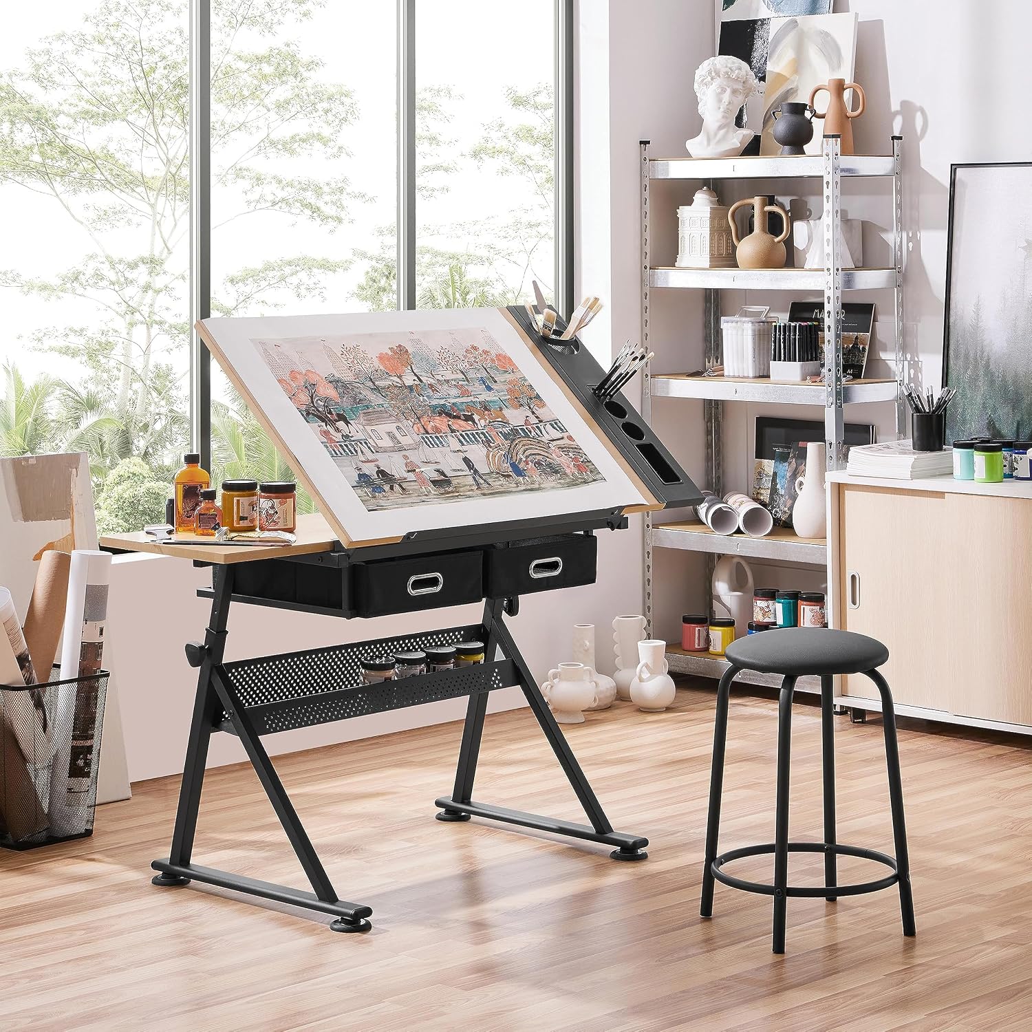 Adjustable Drafting Table Art  - Home Office Furniture recension och pris