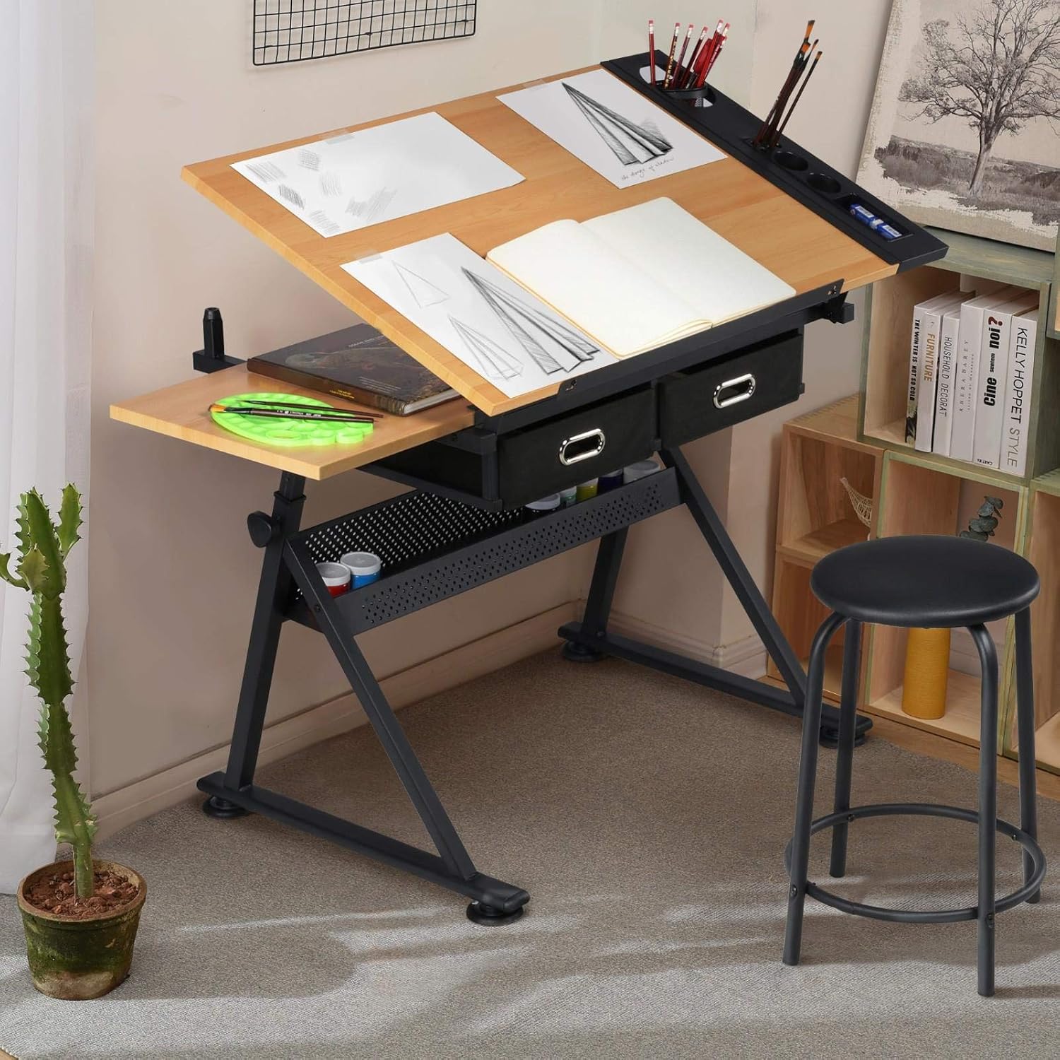 Adjustable Drafting Table Art  - Home Office Furniture recension och pris