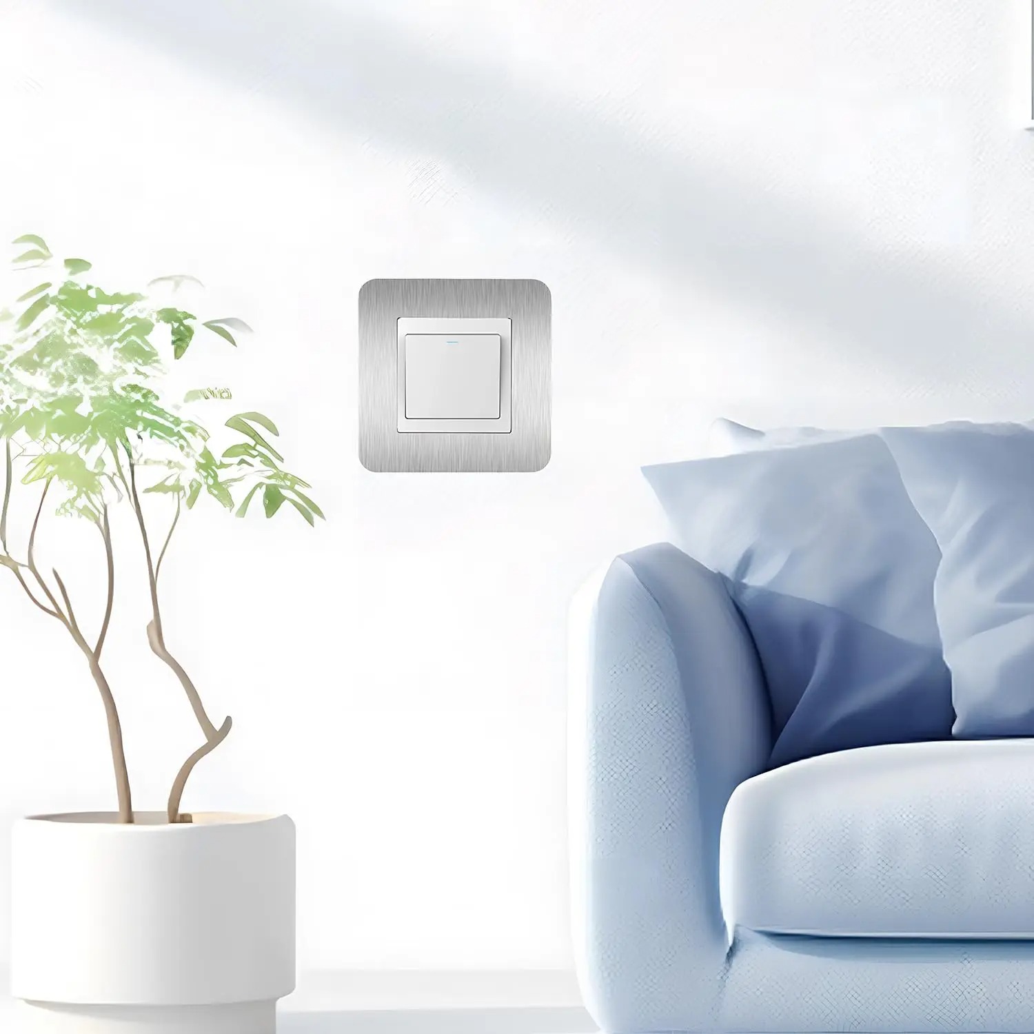 4pcs Silvery Self-Adhesive Lig - Home Office In Uk recension och pris