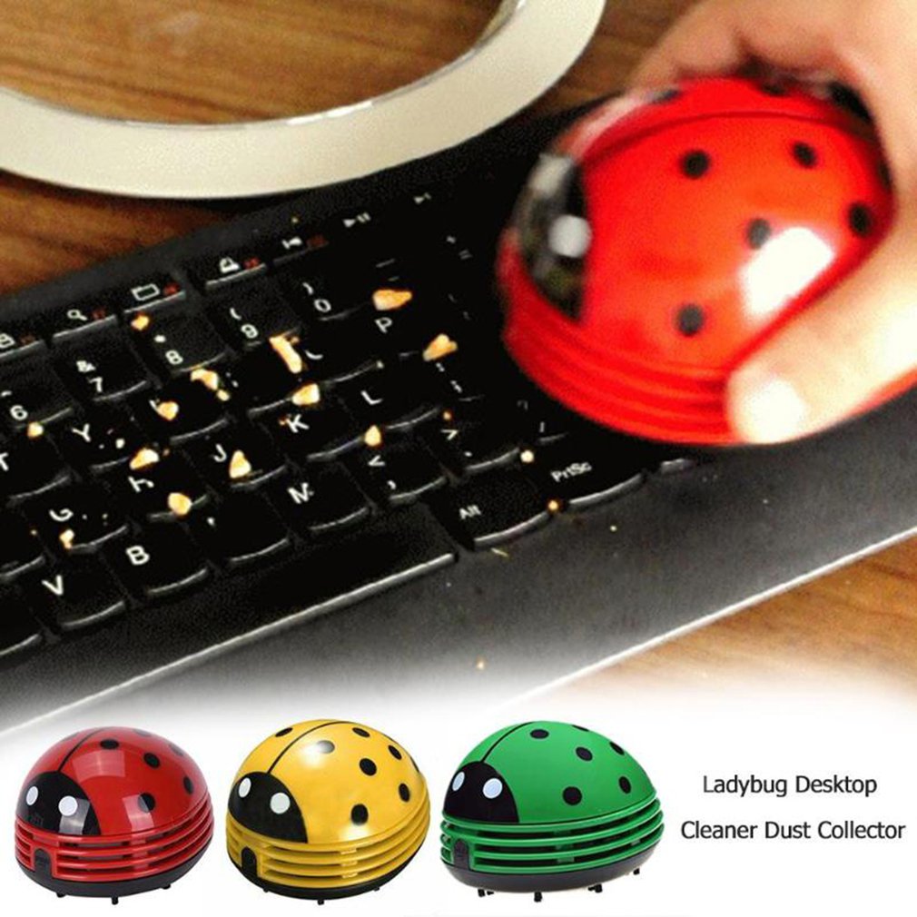 Cute Ladybug Desktop Vacuum Cl - Home Office Keyboard recension och pris