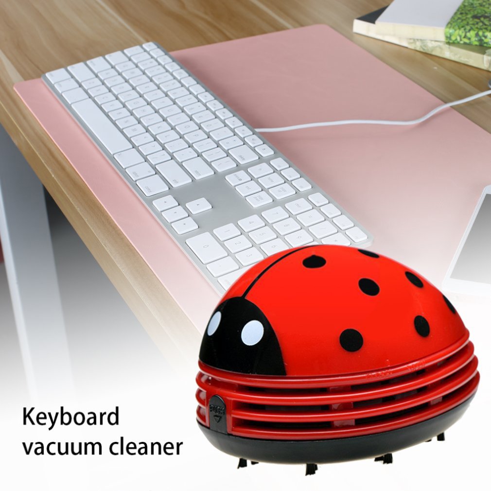 Cute Ladybug Desktop Vacuum Cl - Home Office Keyboard recension och pris