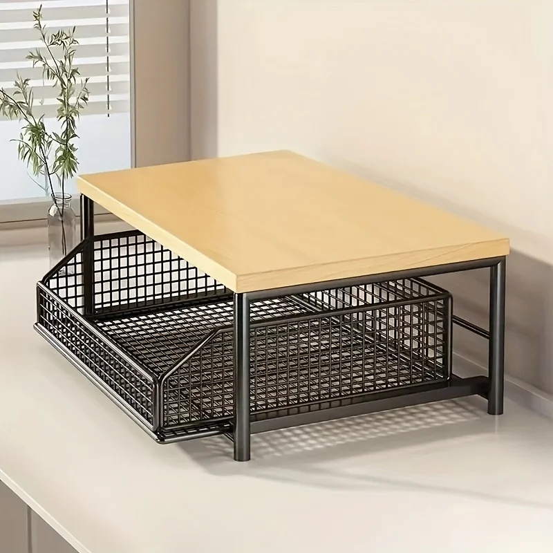Vertical Microwave Stand w/ Dr - Home Office Desk With Drawers recension och pris