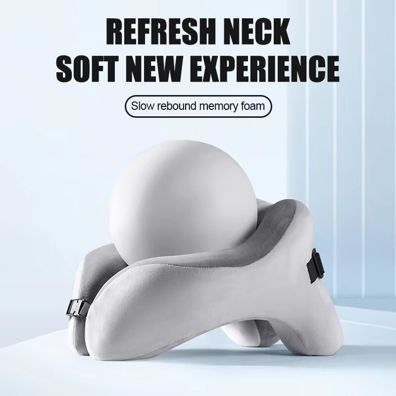 Memory Foam U‑Shape Neck Pillo - Home Office Head recension och pris
