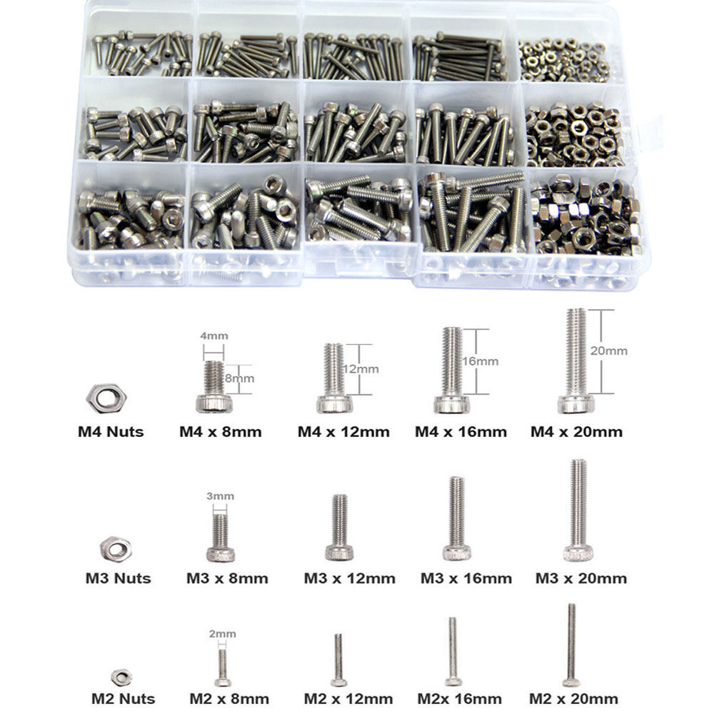 480Pcs Stainless Steel Socket  - Home Office Head recension och pris