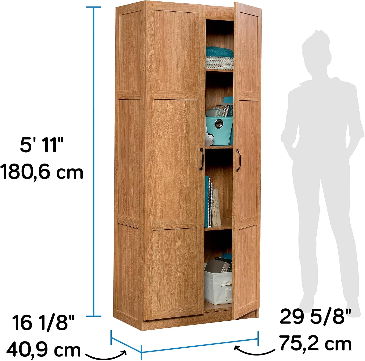 Tall Storage Cabinet, Freestan - Home Office Furniture recension och pris