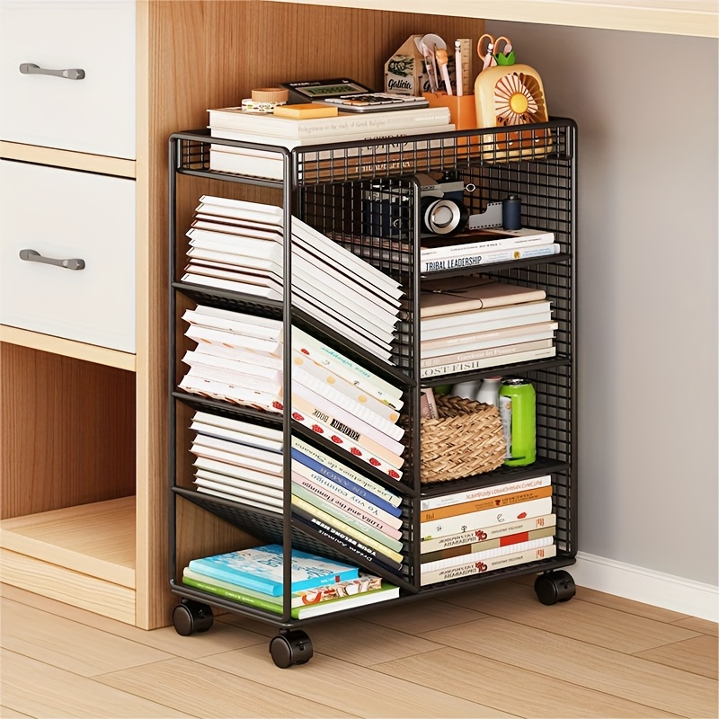 Rolling Book Cart -  Metal Mob - Home Office Shed recension och pris
