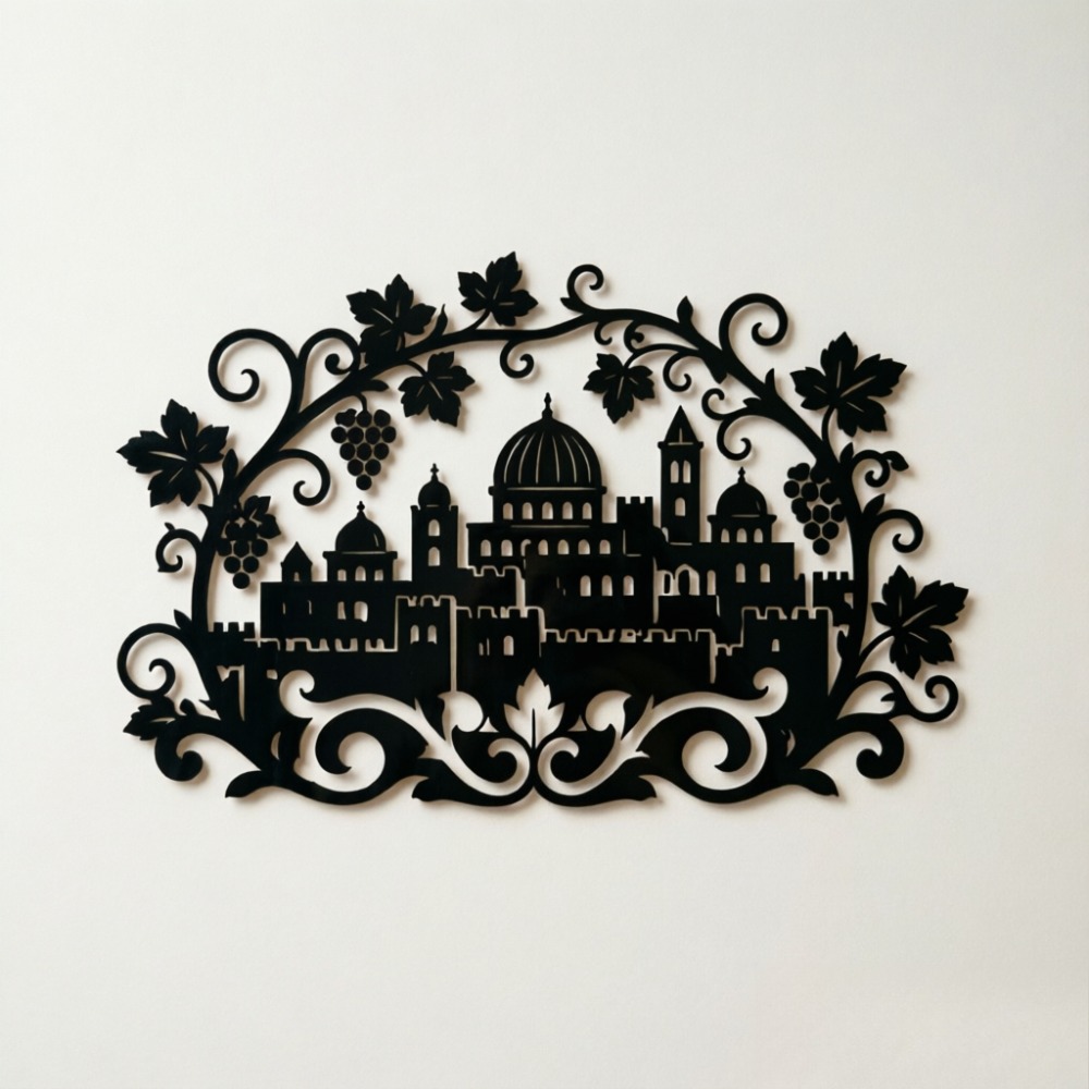 CIFBUY Iron Wall Art Jerusalem - Home Office Room recension och pris
