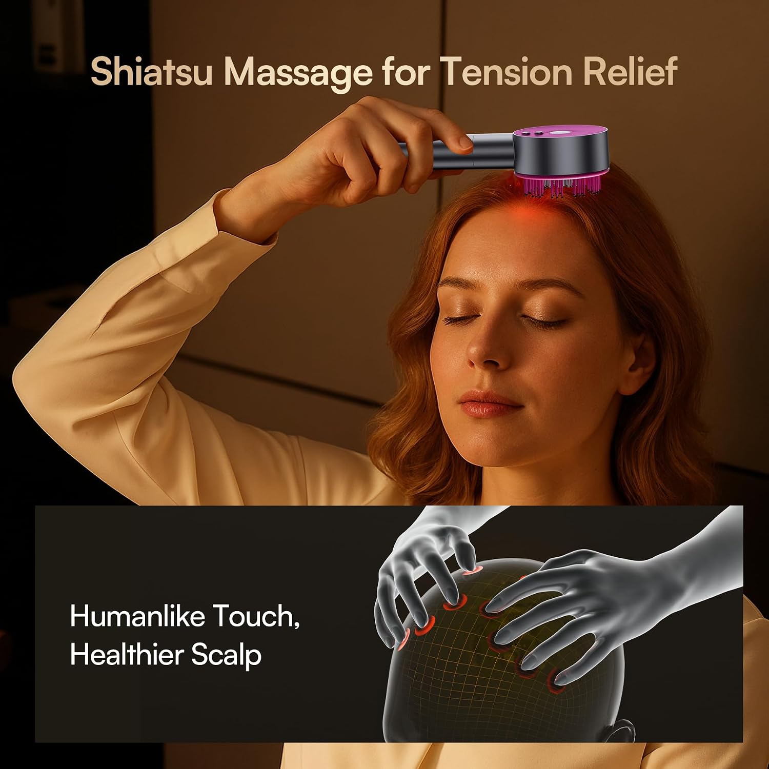 Portable Red Light Scalp Massa - Home Office Head recension och pris