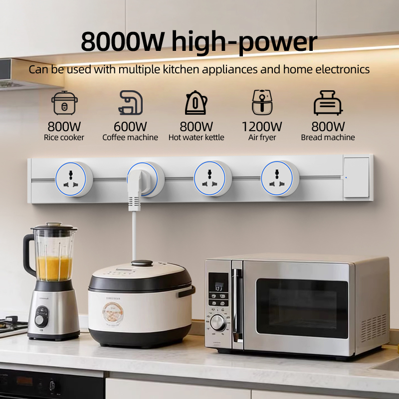 Track Rail Socket EU UK FR Kor - Home Office In Uk recension och pris