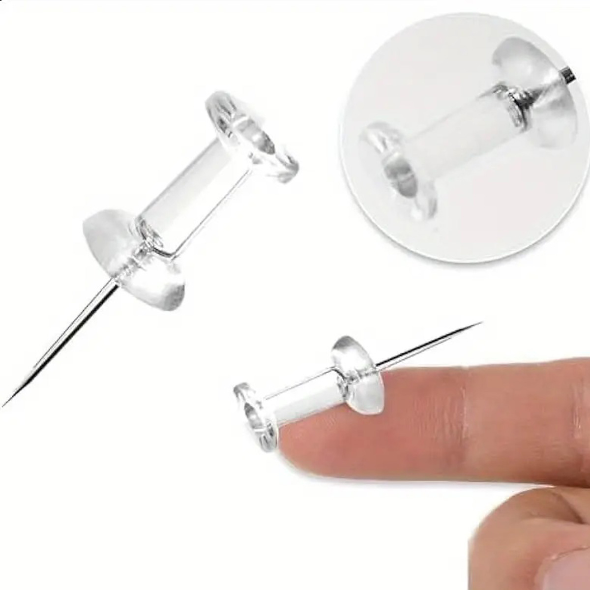 100/200/500/1000pcs Push Pins  - Home Office Head recension och pris